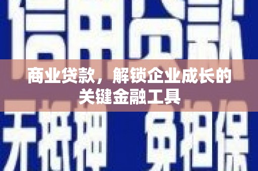 新蔡商业贷款，解锁企业成长的关键金融工具