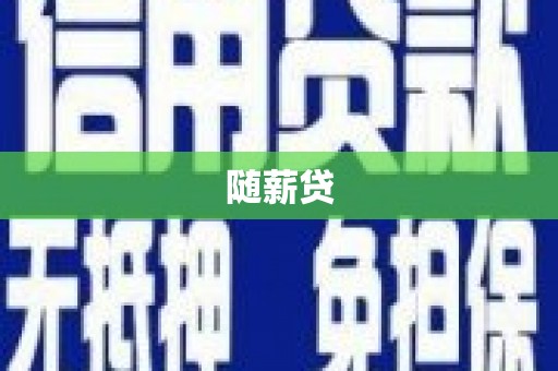 新蔡随薪贷
