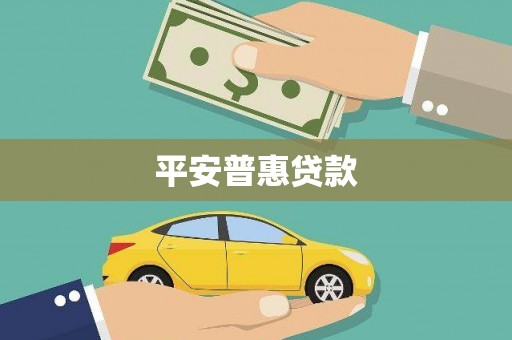 新蔡平安普惠贷款