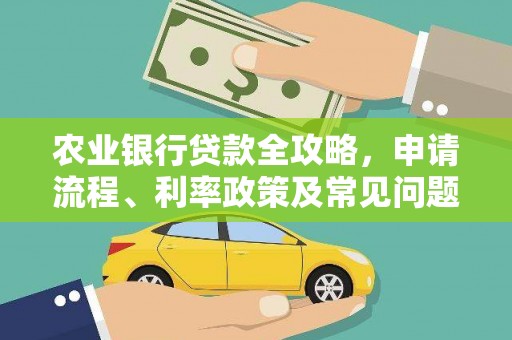 新蔡农业银行贷款全攻略，申请流程、利率政策及常见问题解析