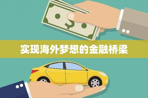 新蔡实现海外梦想的金融桥梁