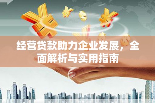 新蔡经营贷款助力企业发展，全面解析与实用指南