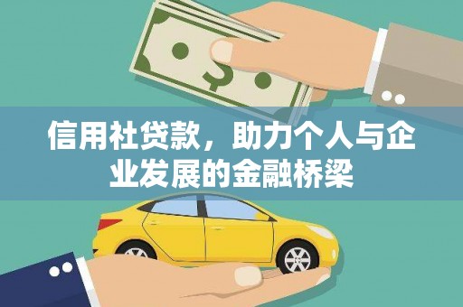 新蔡信用社贷款，助力个人与企业发展的金融桥梁