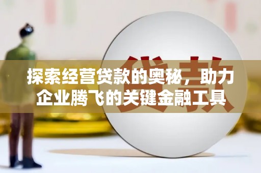 新蔡探索经营贷款的奥秘，助力企业腾飞的关键金融工具