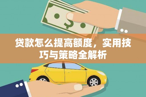 新蔡贷款怎么提高额度，实用技巧与策略全解析
