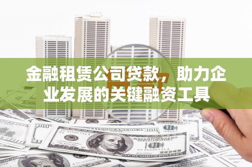 新蔡金融租赁公司贷款，助力企业发展的关键融资工具