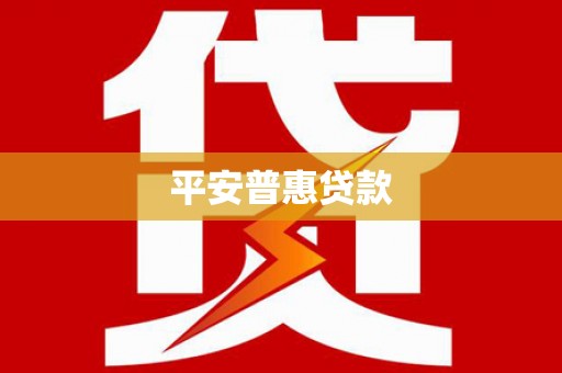 新蔡平安普惠贷款