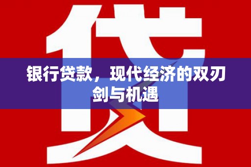 新蔡银行贷款，现代经济的双刃剑与机遇