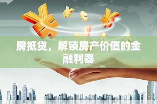 新蔡房抵贷，解锁房产价值的金融利器