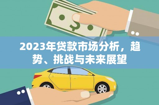 新蔡2023年贷款市场分析，趋势、挑战与未来展望