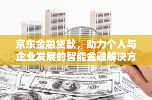 新蔡京东金融贷款，助力个人与企业发展的智能金融解决方案