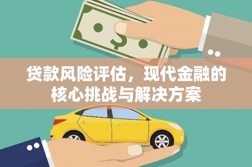 新蔡贷款风险评估，现代金融的核心挑战与解决方案