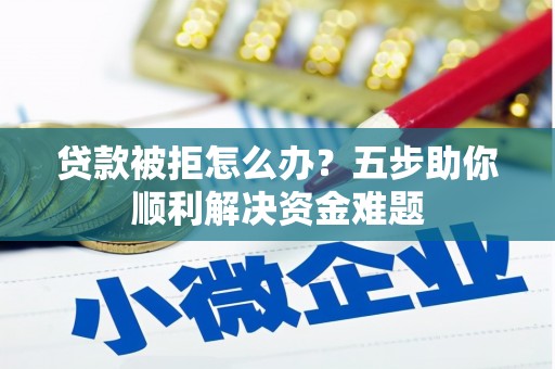 新蔡贷款被拒怎么办？五步助你顺利解决资金难题