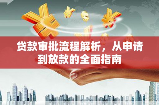 新蔡贷款审批流程解析，从申请到放款的全面指南