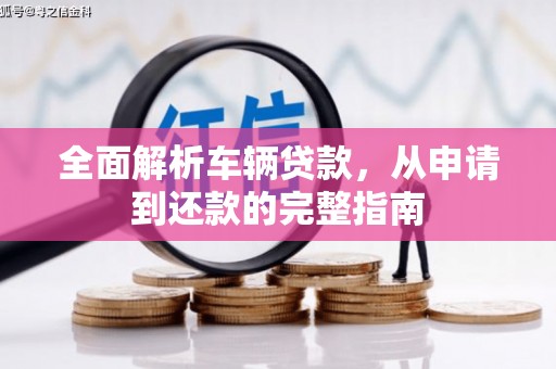 新蔡全面解析车辆贷款，从申请到还款的完整指南