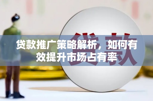 新蔡贷款推广策略解析，如何有效提升市场占有率