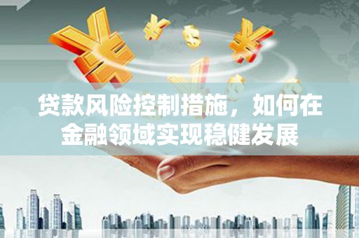 新蔡贷款风险控制措施，如何在金融领域实现稳健发展