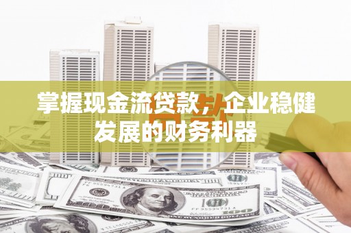 新蔡掌握现金流贷款，企业稳健发展的财务利器