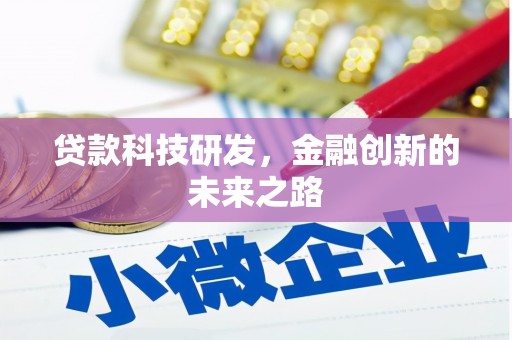 新蔡贷款科技研发，金融创新的未来之路