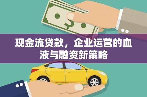 新蔡现金流贷款，企业运营的血液与融资新策略