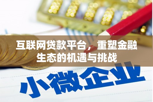 新蔡互联网贷款平台，重塑金融生态的机遇与挑战