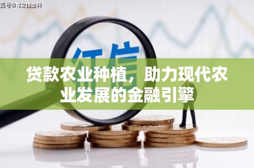 新蔡贷款农业种植，助力现代农业发展的金融引擎