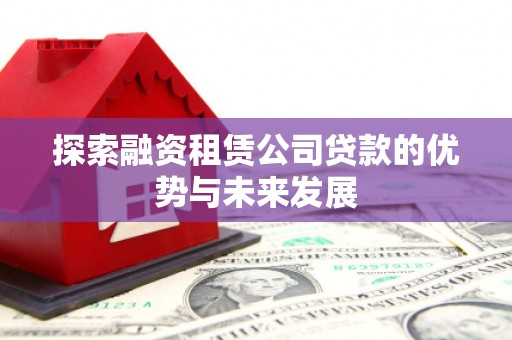 新蔡探索融资租赁公司贷款的优势与未来发展