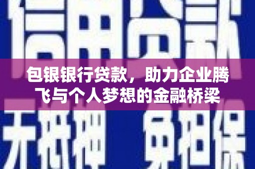 新蔡包银银行贷款，助力企业腾飞与个人梦想的金融桥梁