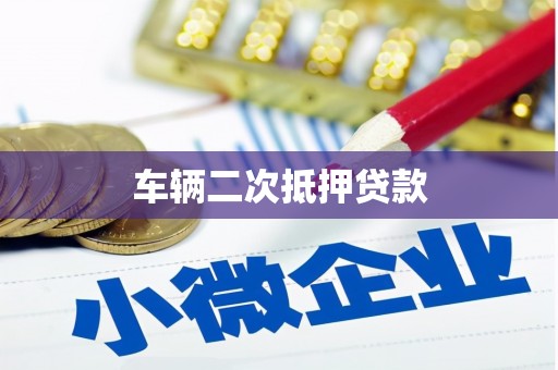 新蔡车辆二次抵押贷款