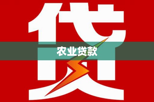 新蔡农业贷款
