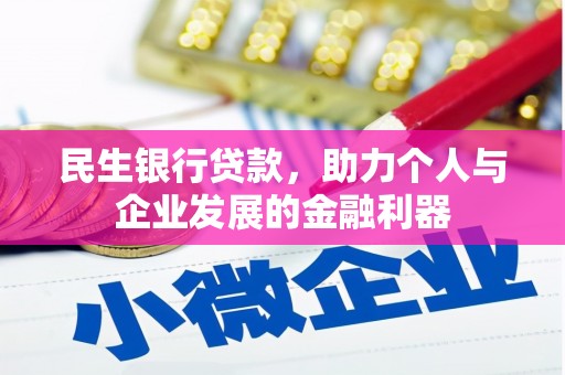 新蔡民生银行贷款，助力个人与企业发展的金融利器