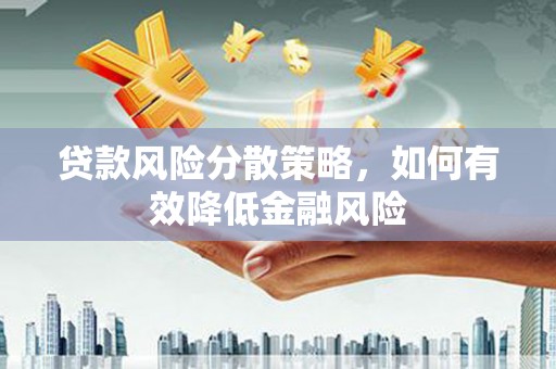 新蔡贷款风险分散策略，如何有效降低金融风险