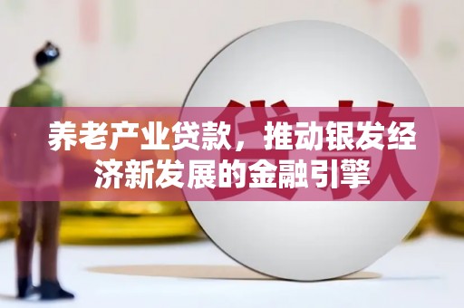 新蔡养老产业贷款，推动银发经济新发展的金融引擎