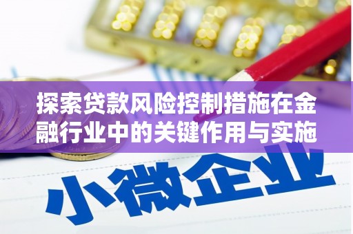 新蔡探索贷款风险控制措施在金融行业中的关键作用与实施策略