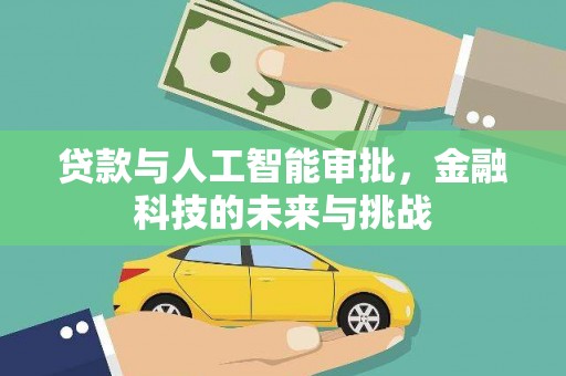 新蔡贷款与人工智能审批，金融科技的未来与挑战