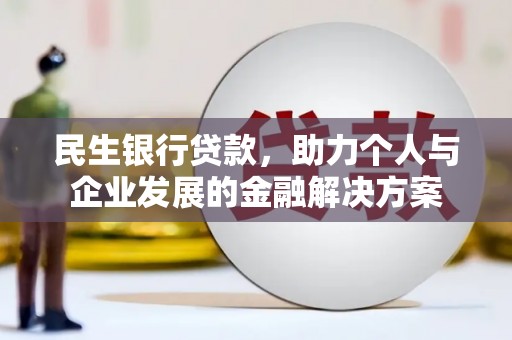 新蔡民生银行贷款，助力个人与企业发展的金融解决方案