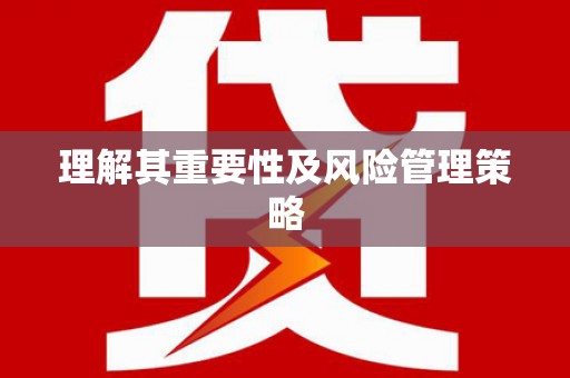 新蔡理解其重要性及风险管理策略