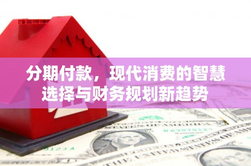 新蔡分期付款，现代消费的智慧选择与财务规划新趋势