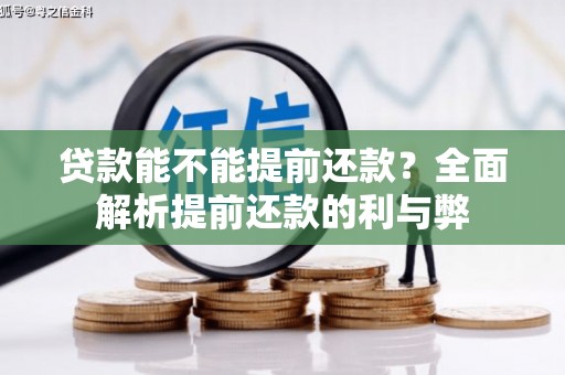 新蔡贷款能不能提前还款？全面解析提前还款的利与弊