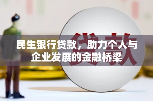 新蔡民生银行贷款，助力个人与企业发展的金融桥梁