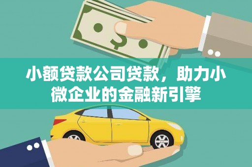 新蔡小额贷款公司贷款，助力小微企业的金融新引擎