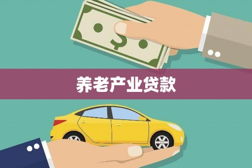 新蔡养老产业贷款