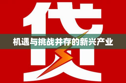 新蔡机遇与挑战并存的新兴产业