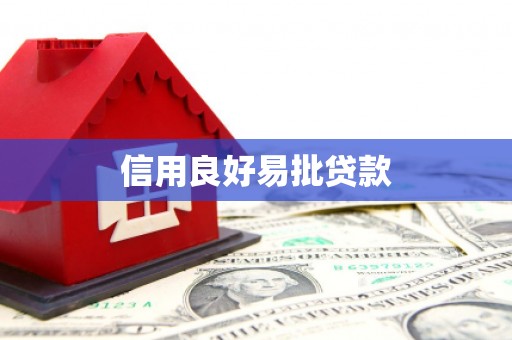 新蔡信用良好易批贷款