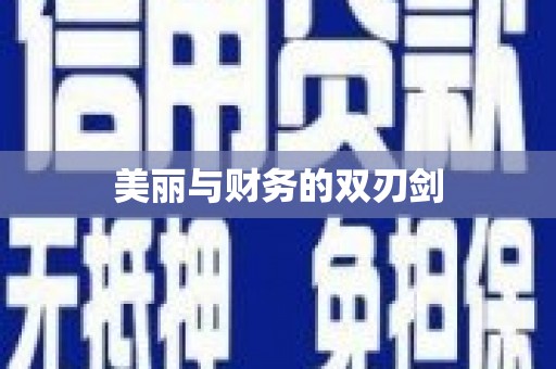 新蔡美丽与财务的双刃剑
