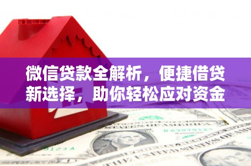 新蔡微信贷款全解析，便捷借贷新选择，助你轻松应对资金需求